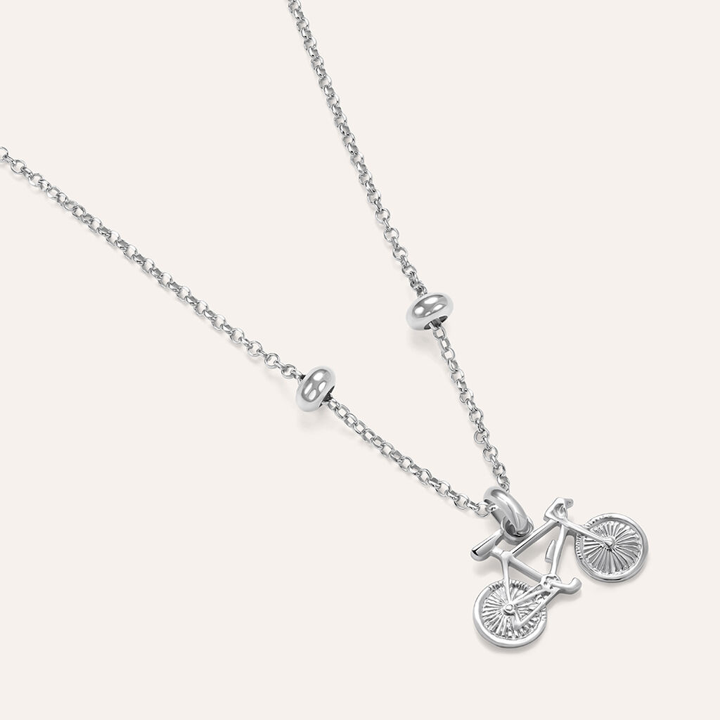 Pendente Love Beats Argento Rodiato