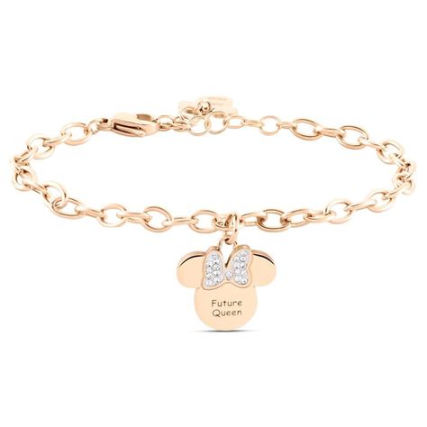 Bracciale Lady Message Acciaio Rosa Cristallo - Bracciali Donna | Stroili
