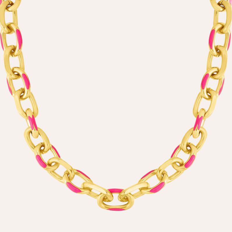 Catena Lady Sweet Acciaio Dorato - Collane Catena Donna | Stroili