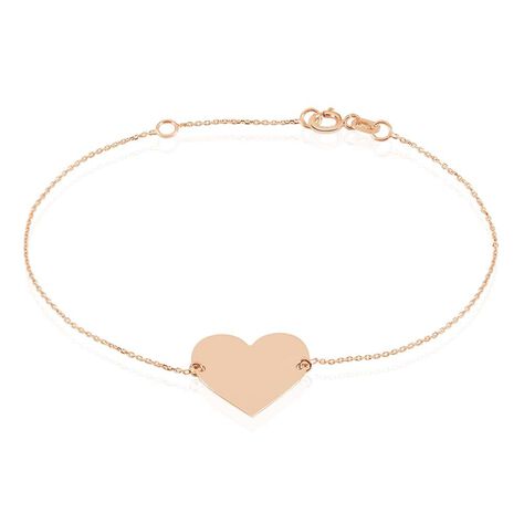 Bracciale in oro rosa Cuore - Bracciali con Incisione Donna | Stroili