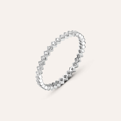 Anello Eternity Silver Elegance Argento Rodiato Cubic Zirconia - Anelli Eternity Donna | Stroili