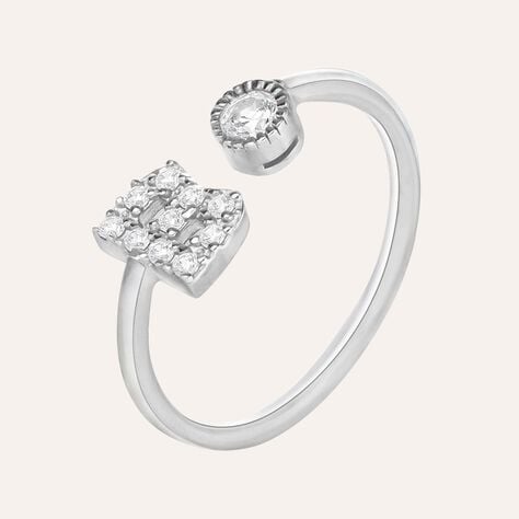 Anello Fantasia Silver Moments Argento Rodiato Cubic Zirconia - Anelli con Pietre Donna | Stroili