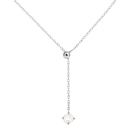 Collana Punto Luce Silver Elegance Argento Rodiato Cubic Zirconia - Collane Punto Luce Donna | Stroili