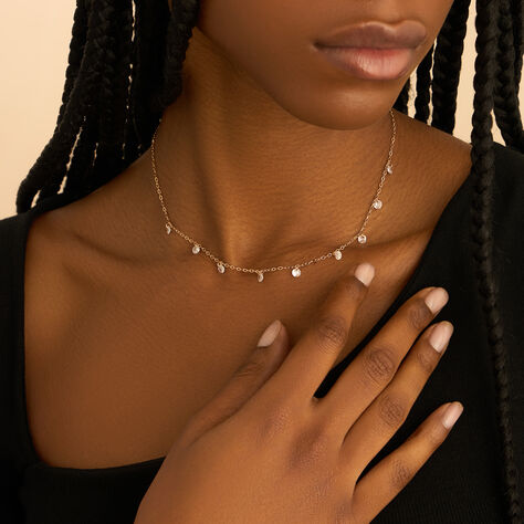 Collana Multi Punto Luce Golden Dream Placcato Oro Giallo Cubic Zirconia - Collane Punto Luce Donna | Stroili