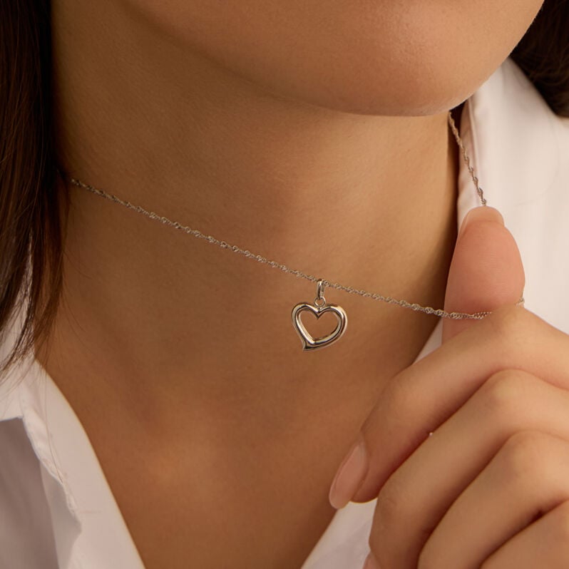 Pendente Po&egrave;me Oro Bianco - Ciondoli Donna | Stroili
