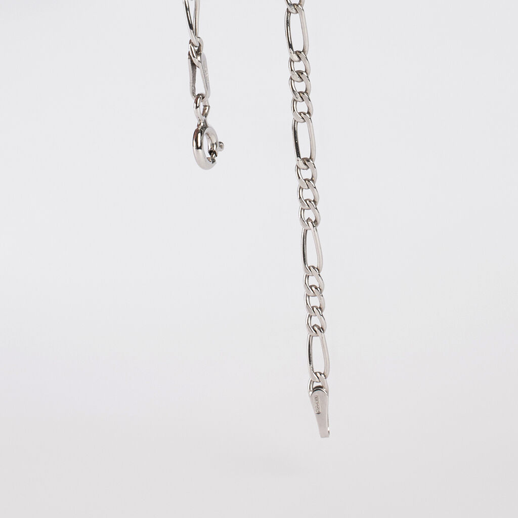 Bracciale Catena L'homme Or Oro Bianco - Bracciali Uomo | Stroili
