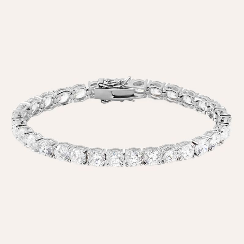 Bracciale Tennis Silver Elegance Argento Rodiato Cubic Zirconia - Bracciali Tennis Donna | Stroili