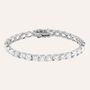 Bracciale Tennis Silver Elegance Argento Rodiato Cubic Zirconia