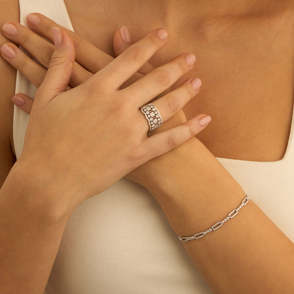 Bracciale Sophia Oro Bianco Diamante - Bracciali Donna | Stroili