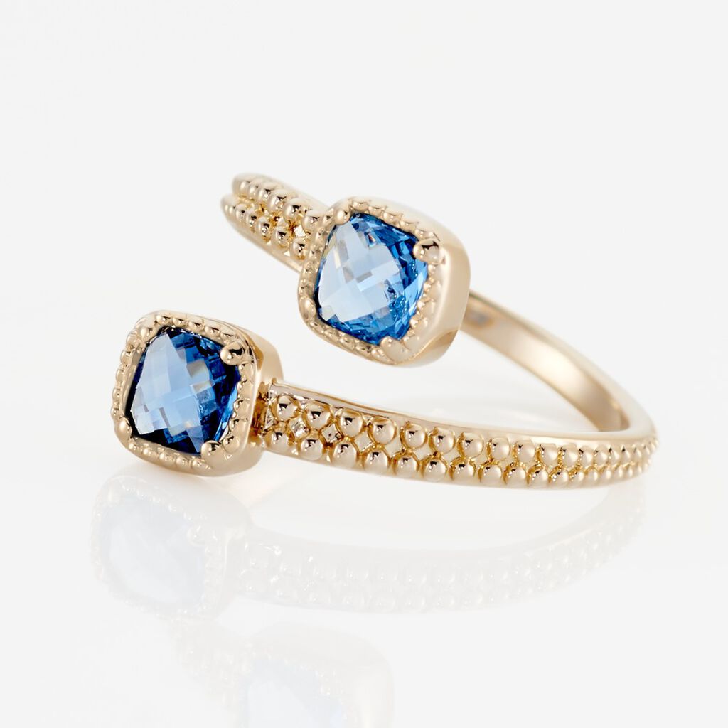 Anello Golden Dream Placcato Oro Giallo Pietra sintetica