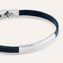 Bracciale Con Targhetta Man Code Acciaio Bicolore
