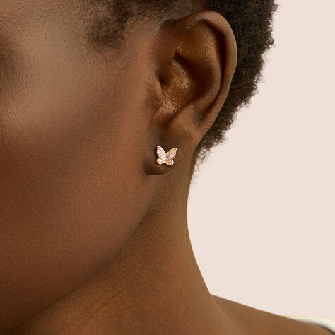 Orecchini Lobo Silver Moments Argento Rosa Cubic Zirconia - Orecchini a Lobo Donna | Stroili