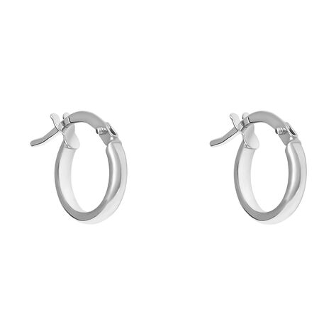 Orecchini A Cerchio Toujours Oro Bianco - Orecchini a Cerchio Donna | Stroili