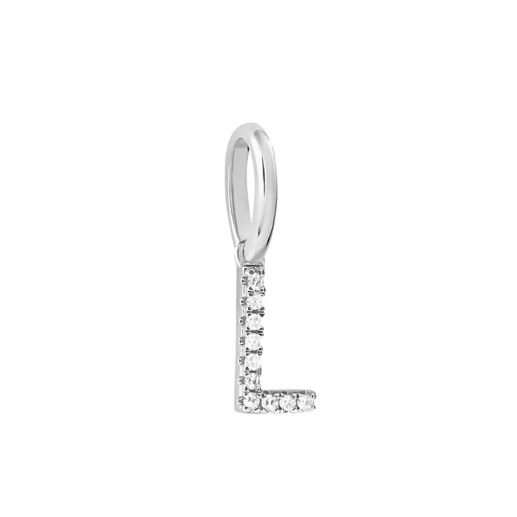 Pendente Sophia Oro Bianco Diamante - Ciondoli Donna | Stroili