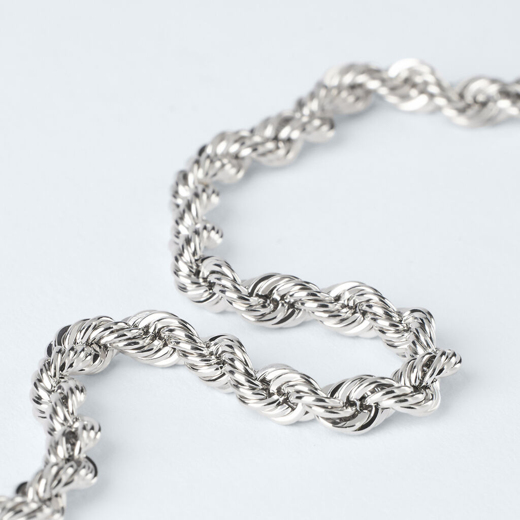 Bracciale Catena Colette Oro Bianco - Bracciali Donna | Stroili