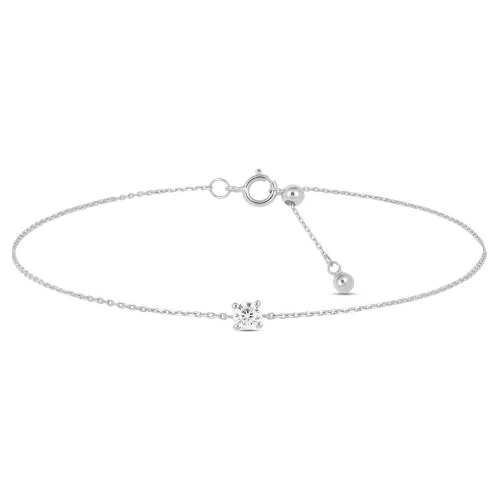 Bracciale Punto Luce Claire Oro Bianco Cubic Zirconia