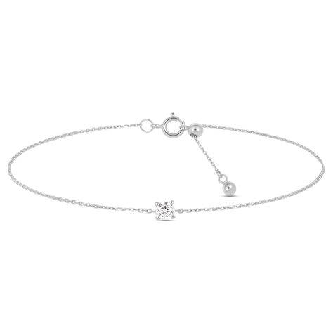 Bracciale Punto Luce Claire Oro Bianco Cubic Zirconia - Bracciali Amicizia Donna | Stroili