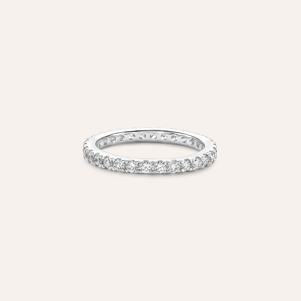Anello Eternity Diamade Oro Bianco Diamante Lab-Grown - Anelli Eternity Donna | Stroili