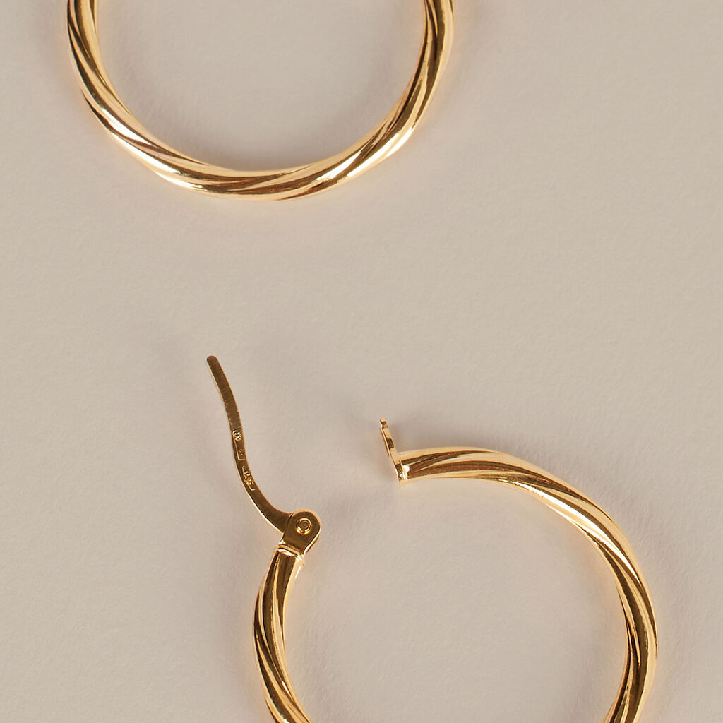 Orecchini A Cerchio Toujours Oro Giallo