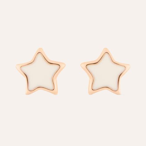 Orecchini Lobo Lady Sweet Acciaio Rosa - Orecchini a Lobo Donna | Stroili