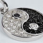 Pendente Love Beats Argento Rodiato Cubic Zirconia