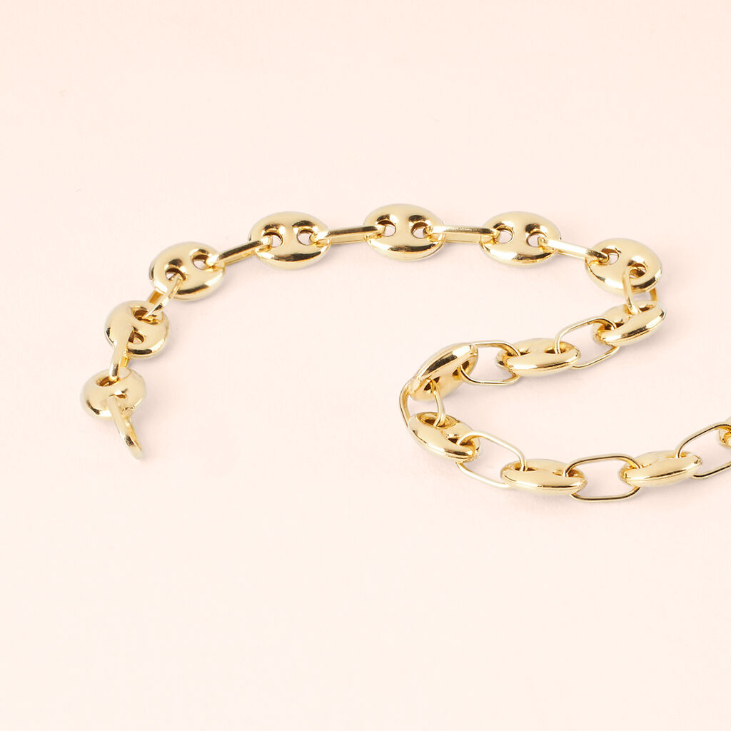 Bracciale Catena Colette Oro Giallo - Bracciali Unisex | Stroili