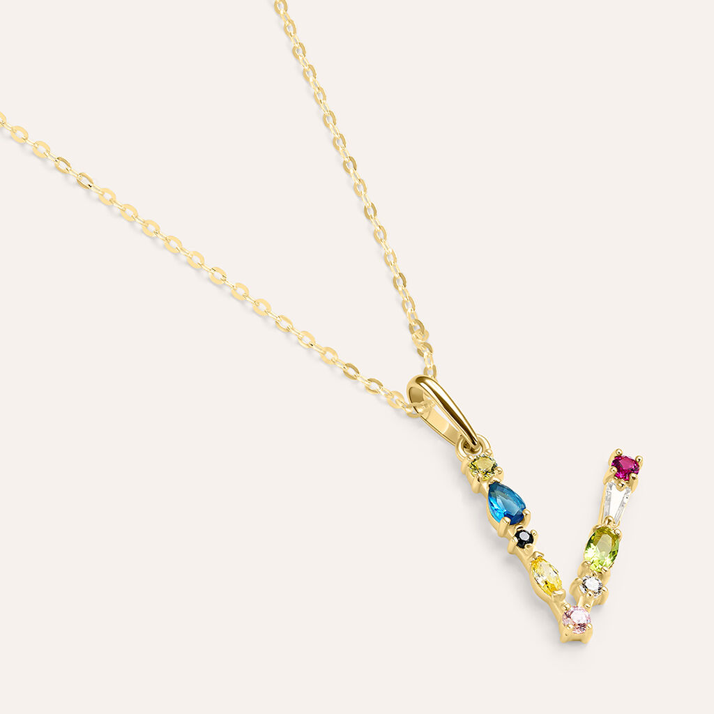 Pendente Claire Oro Giallo Cubic Zirconia - Ciondoli Donna | Stroili