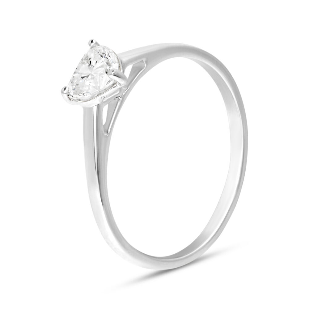 Anello Fantasia Diamade Oro Bianco Diamante Lab Grown 1683814