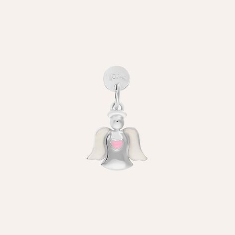 Charm in argento e smalto angioletto - Charms Donna | Stroili