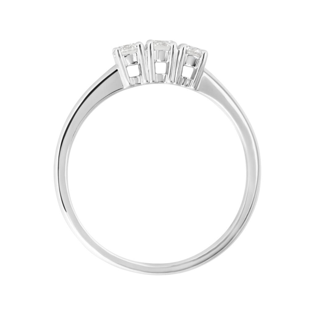 Anello Trilogy Firmamenti Oro Bianco Diamante - Anelli con Pietre Donna | Stroili
