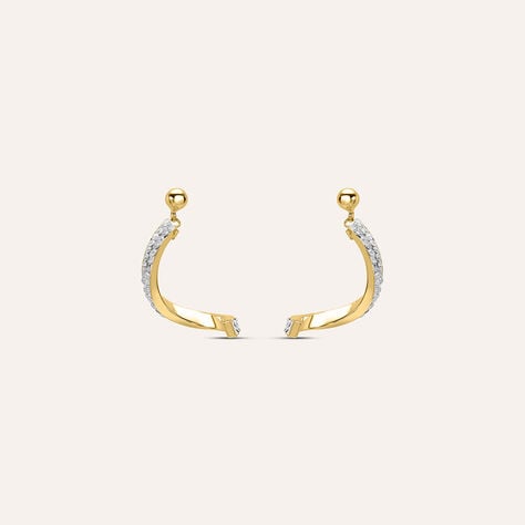 Orecchini Pendenti Crystal Gold Oro Giallo Cristallo - Orecchini Pendenti Donna | Stroili