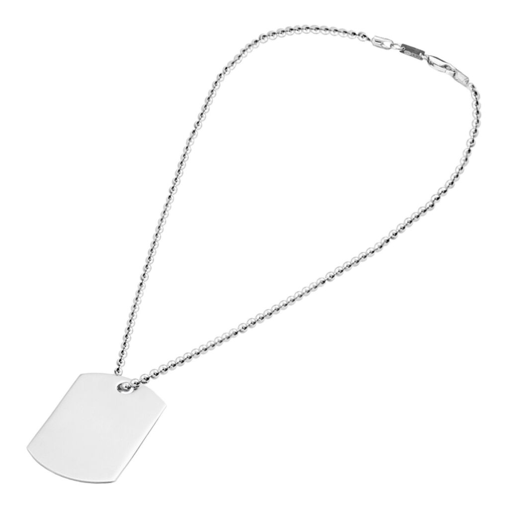Collana Gentleman Argento Rodiato - Collane Uomo | Stroili