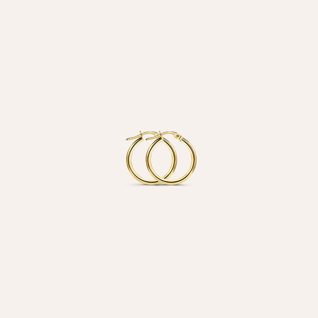 Orecchini A Cerchio Gold Essence Oro Giallo - Orecchini a Cerchio Donna | Stroili