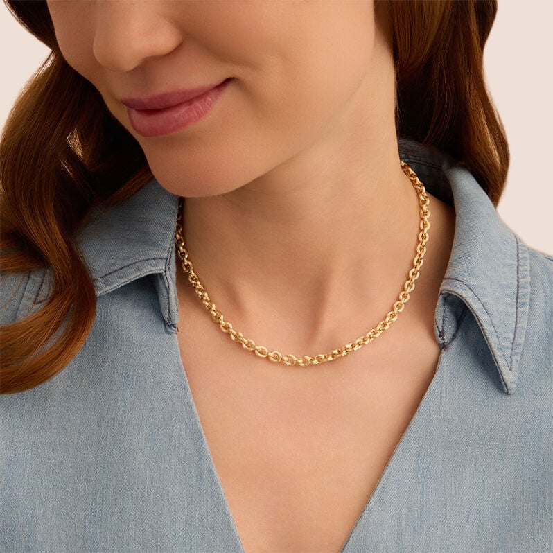 Catena Colette Oro Giallo - Collane Catena Donna | Stroili