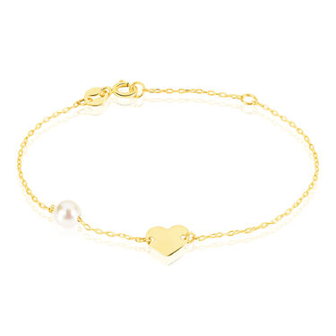 Bracciale Mon Petit Oro Giallo Perla D'Acqua Dolce