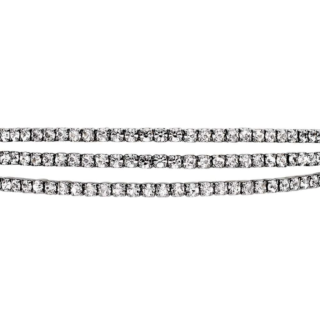 Bangle in metallo e strass - Bracciali Donna | Stroili
