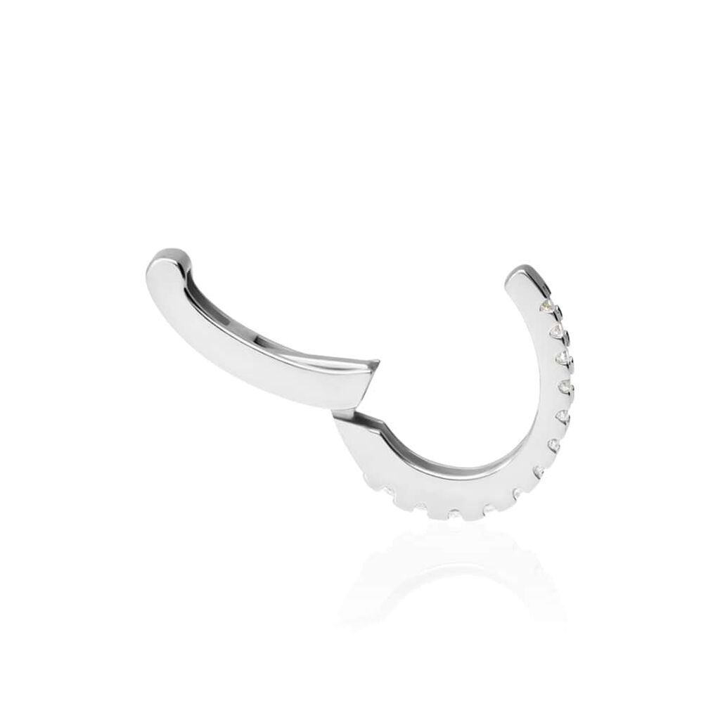 Ear Cuff Bon Ton Oro Bianco Cubic Zirconia - Ear Cuff Donna | Stroili
