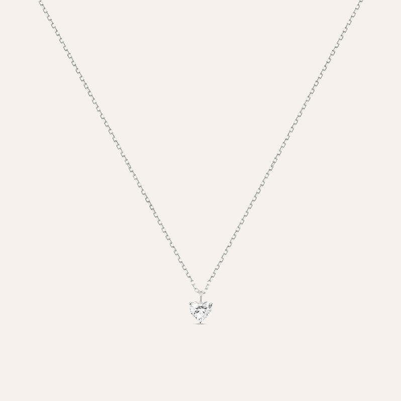 Collana Punto Luce Diamade Oro Bianco Diamante Lab-Grown - Collane Punto Luce Donna | Stroili