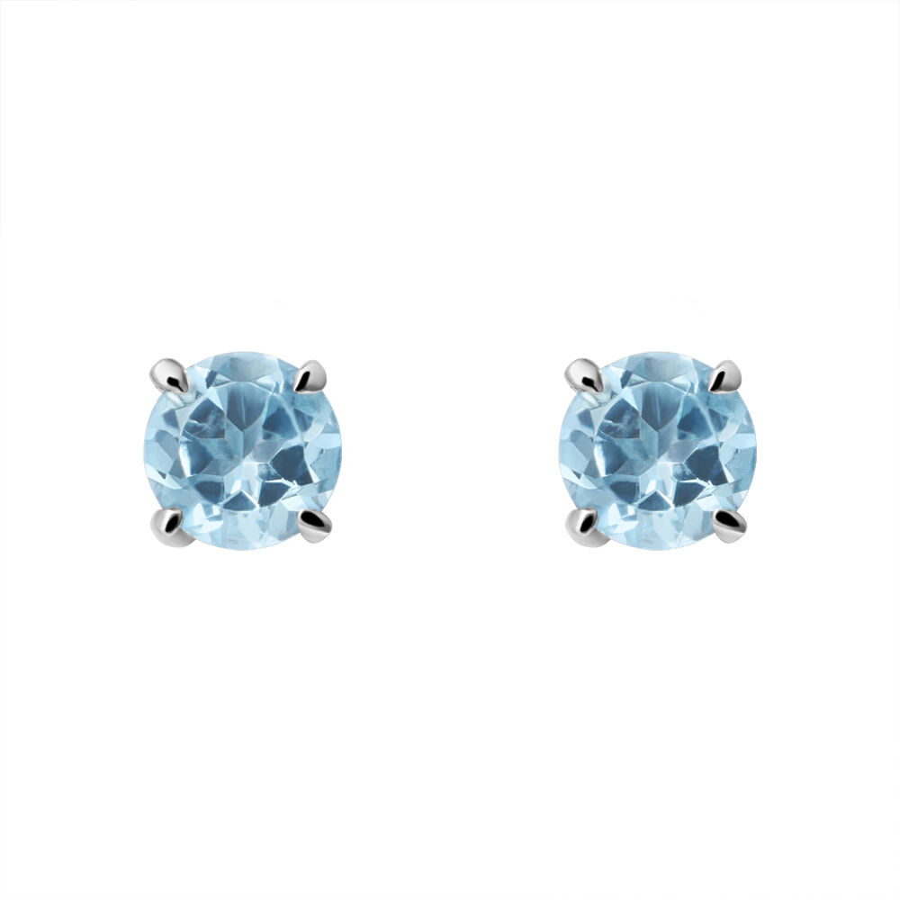 Orecchini topazio azzurro stroili oro clearance