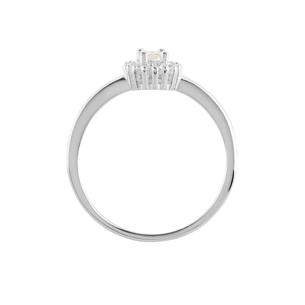 Anello Solitario Silver Elegance Argento Rodiato Cubic Zirconia - Anelli con Pietre Donna | Stroili