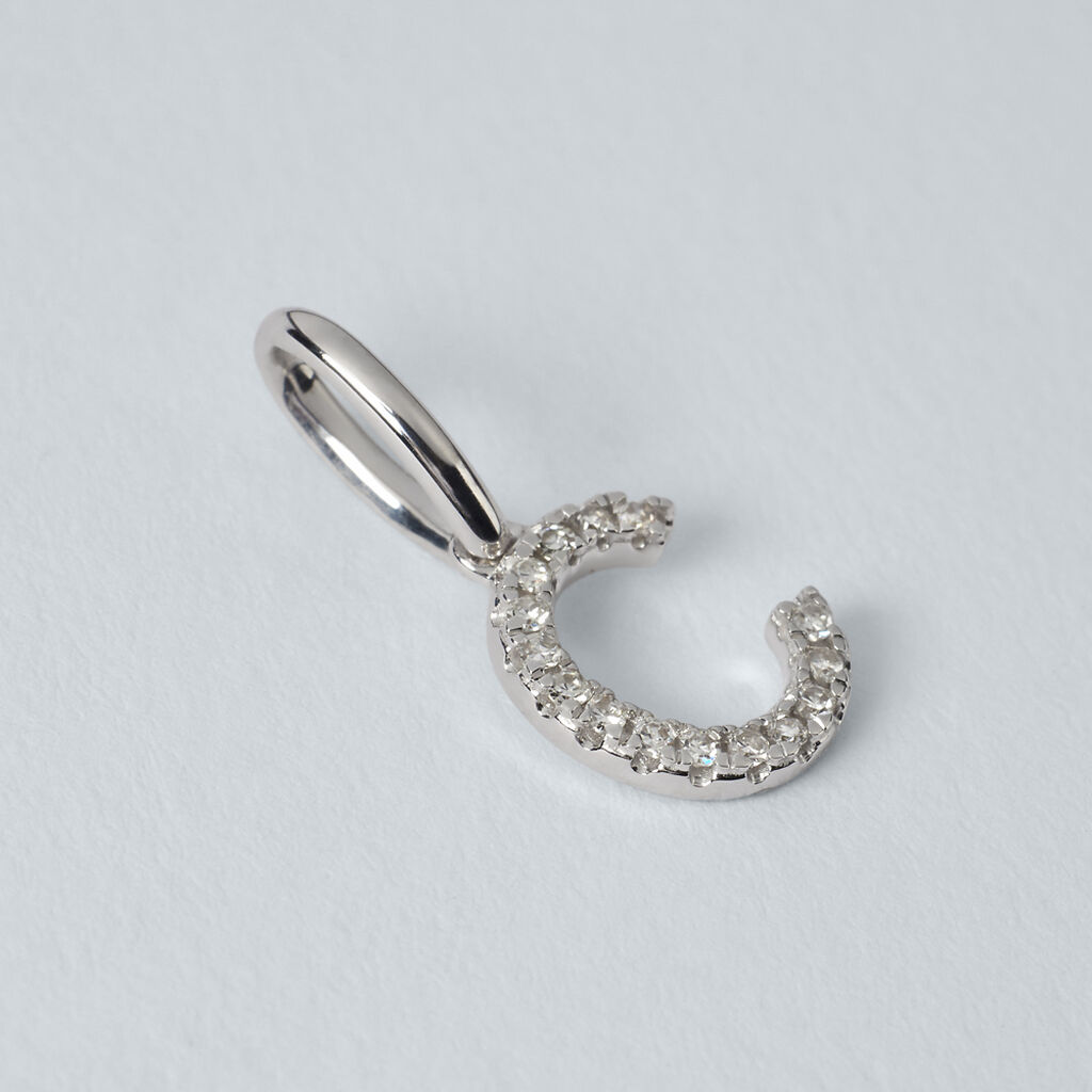Pendente Sophia Oro Bianco Diamante - Ciondoli Donna | Stroili