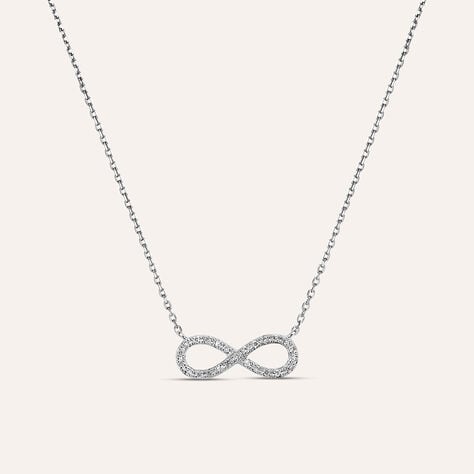 Collana Sophia Oro Bianco Diamante - Collane Donna | Stroili