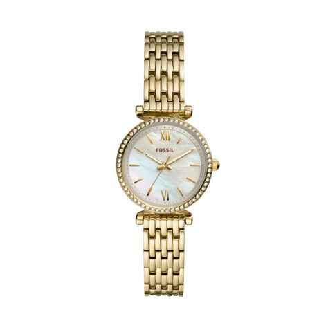 Orologio Donna Fossil Carlie Mini quadrante bianco ES4735 - Orologi Donna | Stroili