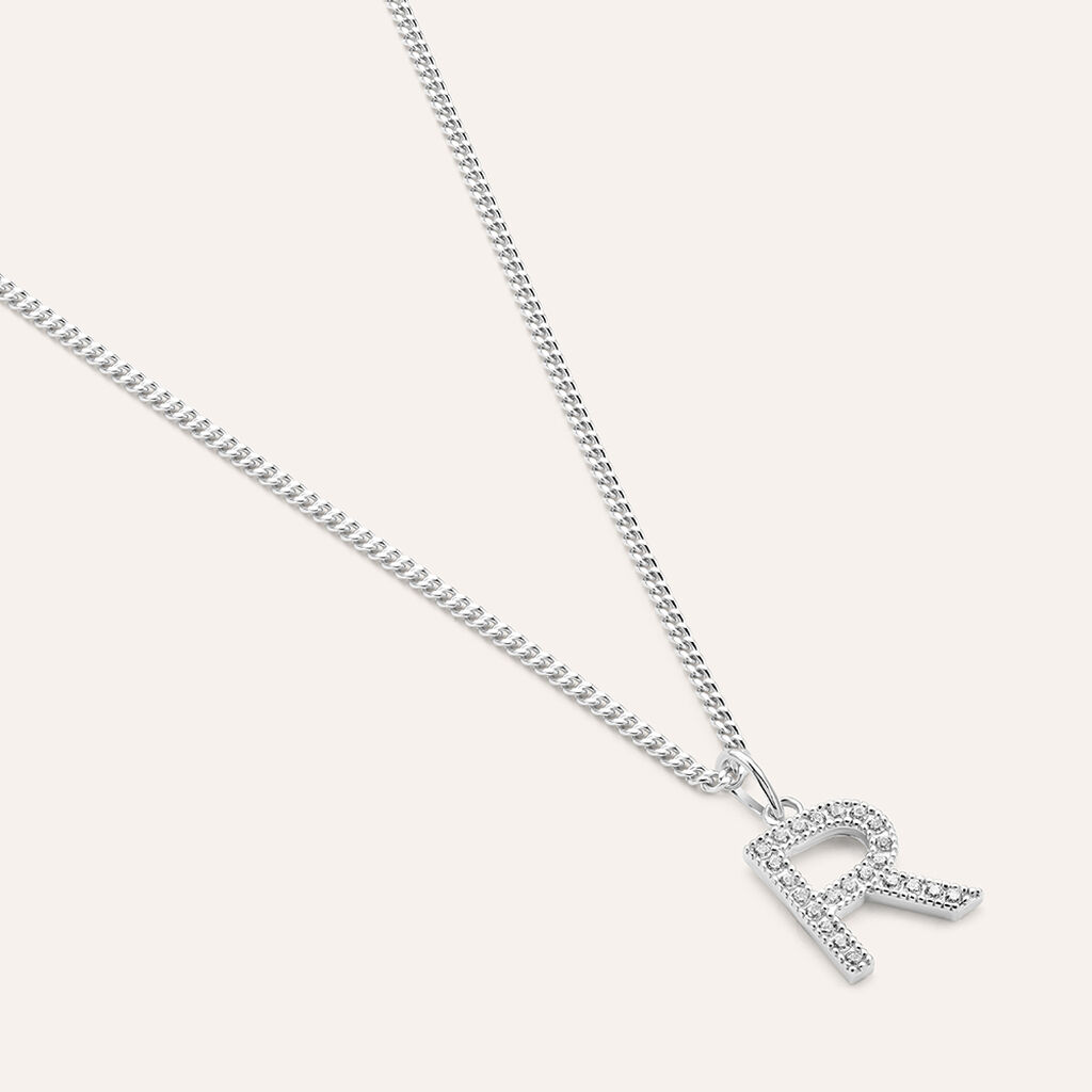 Pendente Poème Oro Bianco Cubic Zirconia - Ciondoli Donna | Stroili