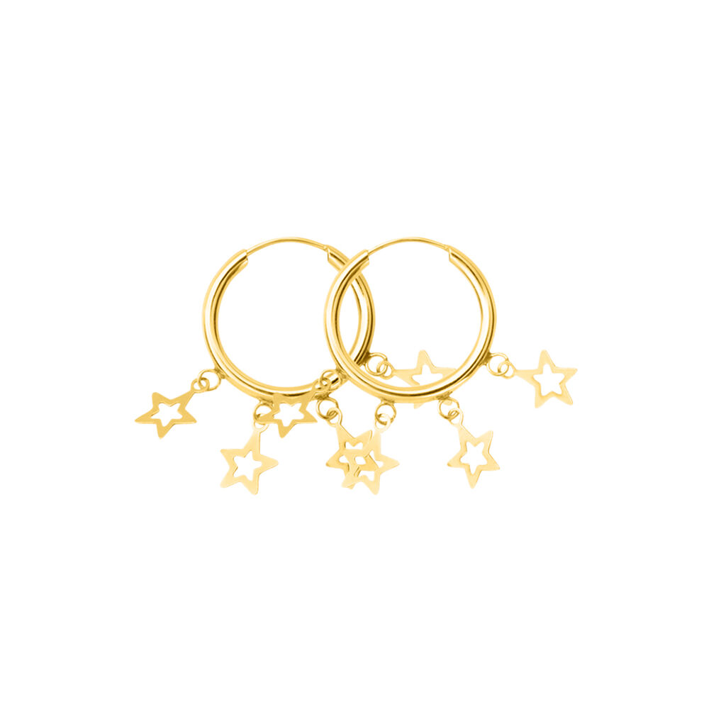 Orecchini A Cerchio Toujours Oro Giallo - Orecchini a Cerchio Donna | Stroili