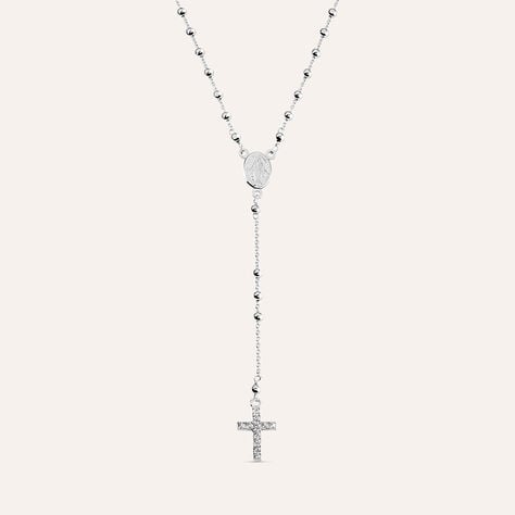 Collana Rosario Silver Soul Argento Rodiato Cubic Zirconia - Collane Rosario Donna | Stroili