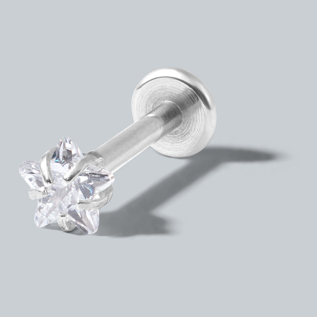 Piercing Orecchio Tragus Helix Conch Lady Code Acciaio Cristallo - Piercing Orecchio Donna | Stroili