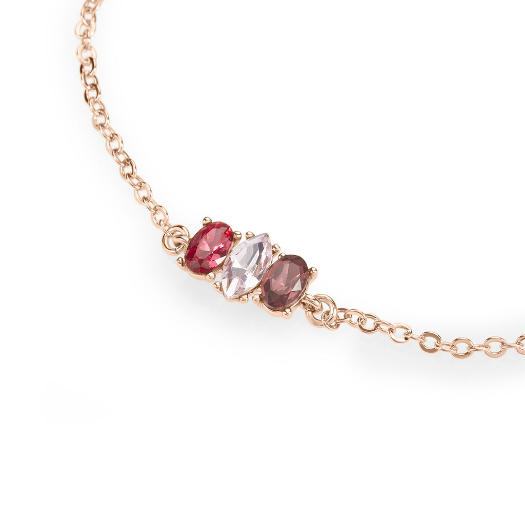 Bracciale Violet Ottone Rosa Cristallo - Bracciali Donna | Stroili