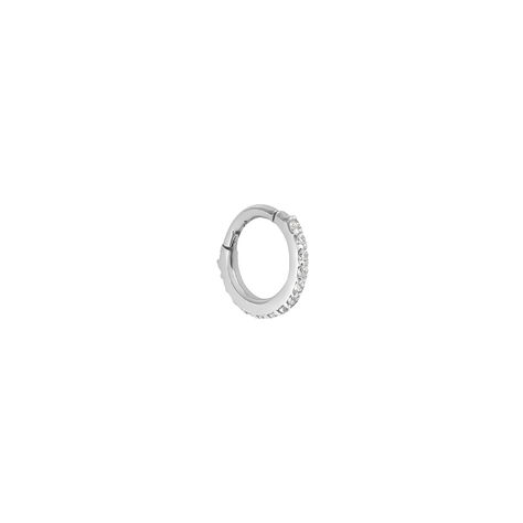 Piercing Orecchio Tragus Helix Ear Shine Oro Bianco Cubic Zirconia - Piercing Orecchio Donna | Stroili