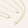 Collana Punto Luce Claire Oro Giallo Cubic Zirconia